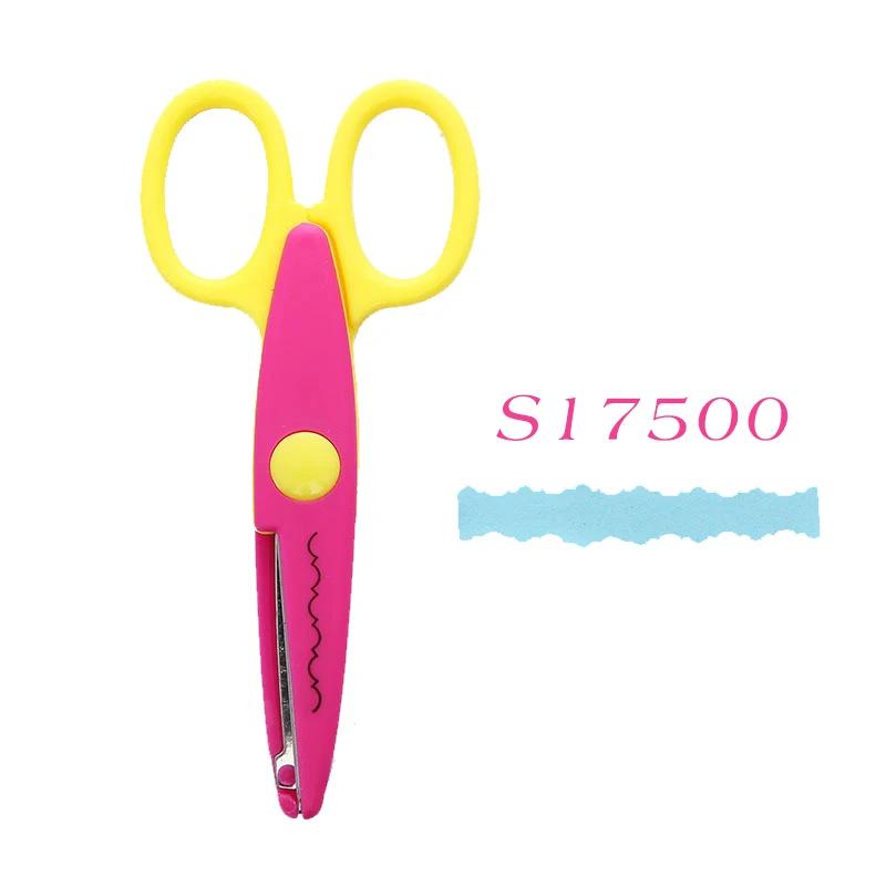 

Mr.Paper, Simple Lace Scissors Wavy Pattern Small Round Head Children s Special Student Art Tool Stationery Scissor 6 Styles