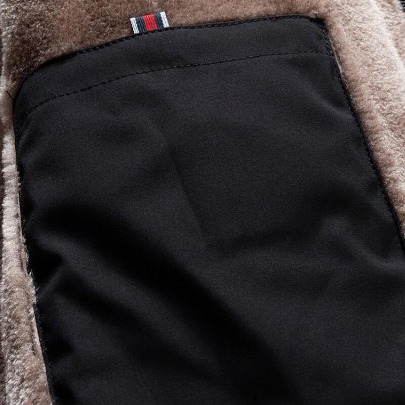 Mao Ren Men's Stand Collar Padded Winter Jacket