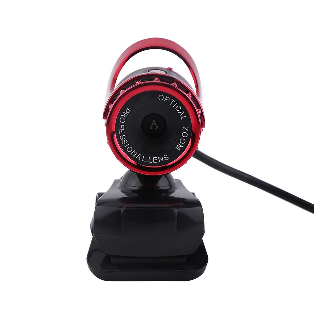 12M Clip on Webcam Web Camera HD 360 Rotating Stand Built in Microphone for PC Silver