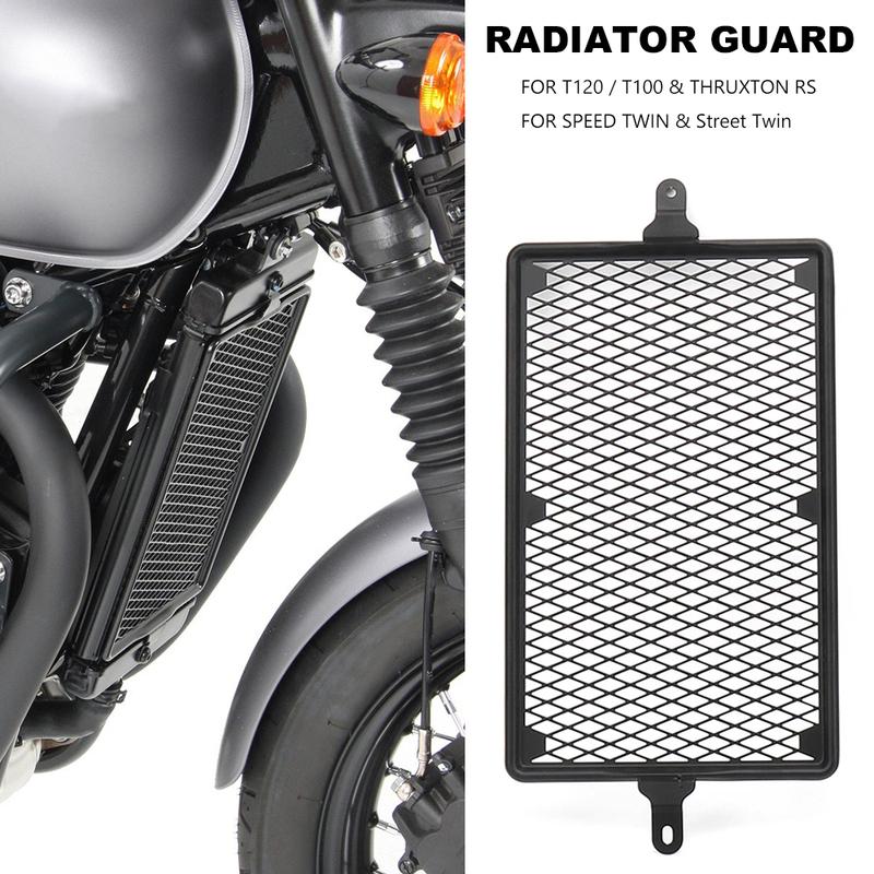 For Bonneville T120 T100 Thruxton RS Street Twin Speed TWIN New Motorcycle Radiator Guard Grille Oil Cooler Cover Protector