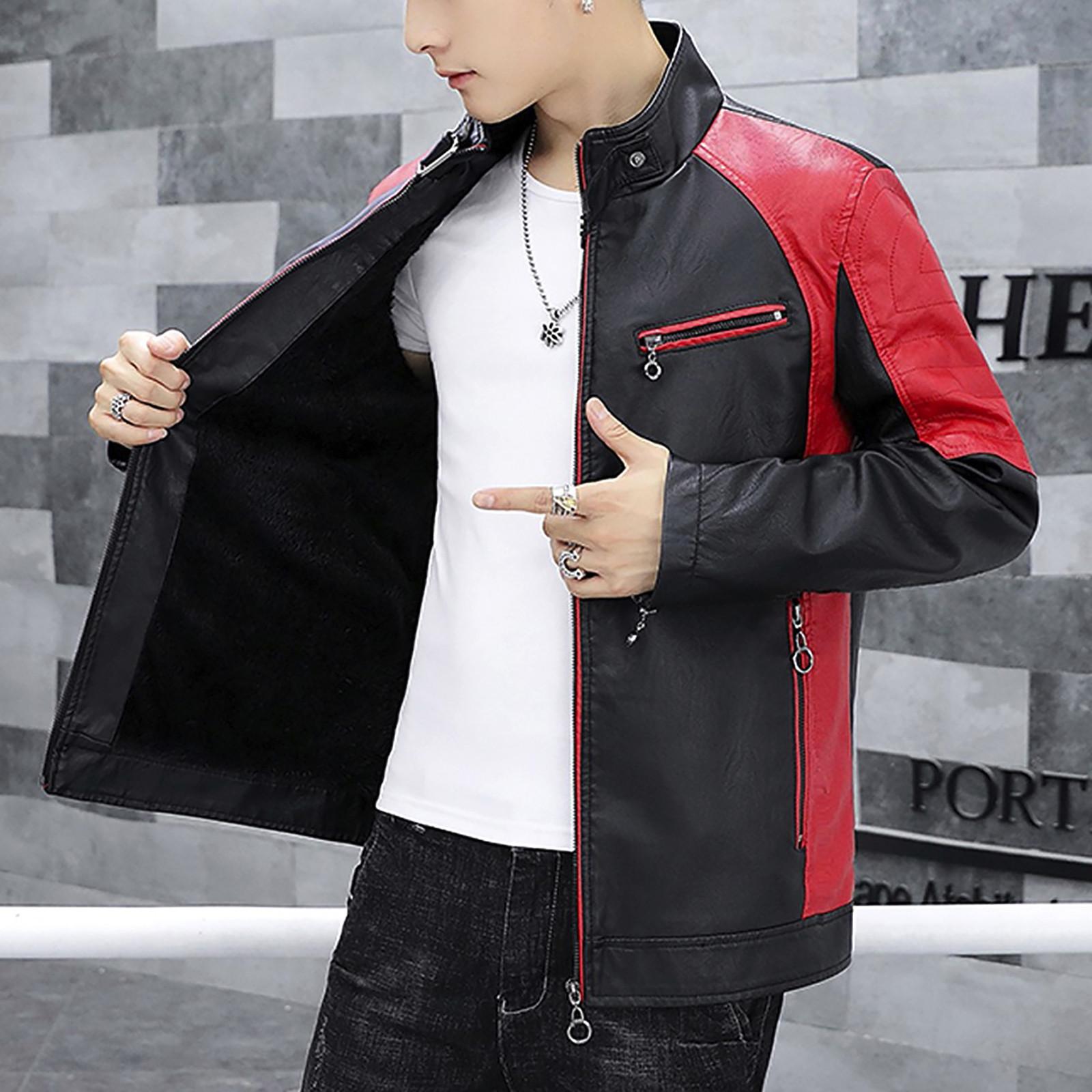 

Мужская повседневная зимняя теплая верхняя блузка, утепленная верхняя одежда, верхняя блузка, куртка M красный