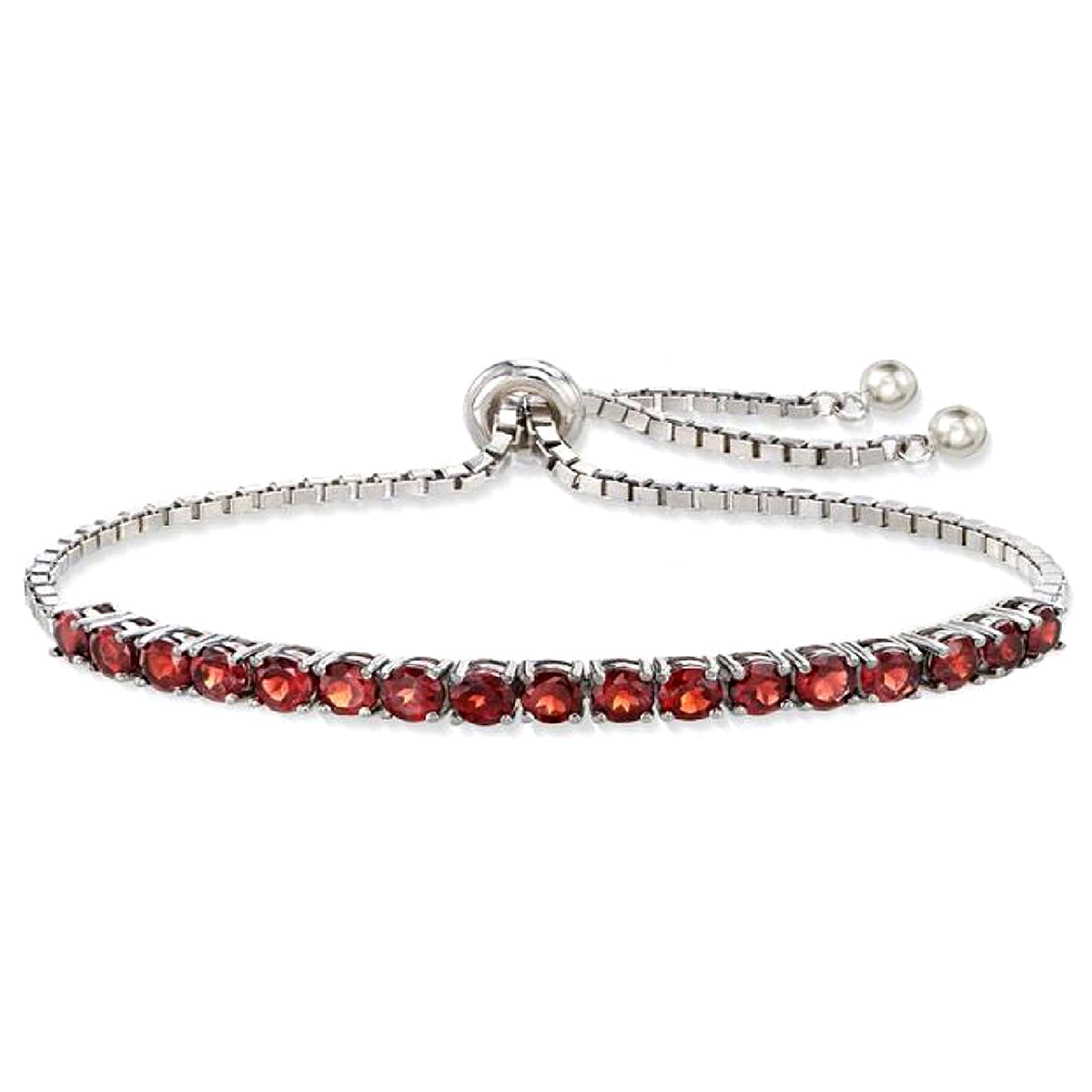 

Peridot Tennis Bracelet -925 Sterling Silver