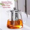 Yuzhuxun Transparent Heat-Resistant Glass Teapot