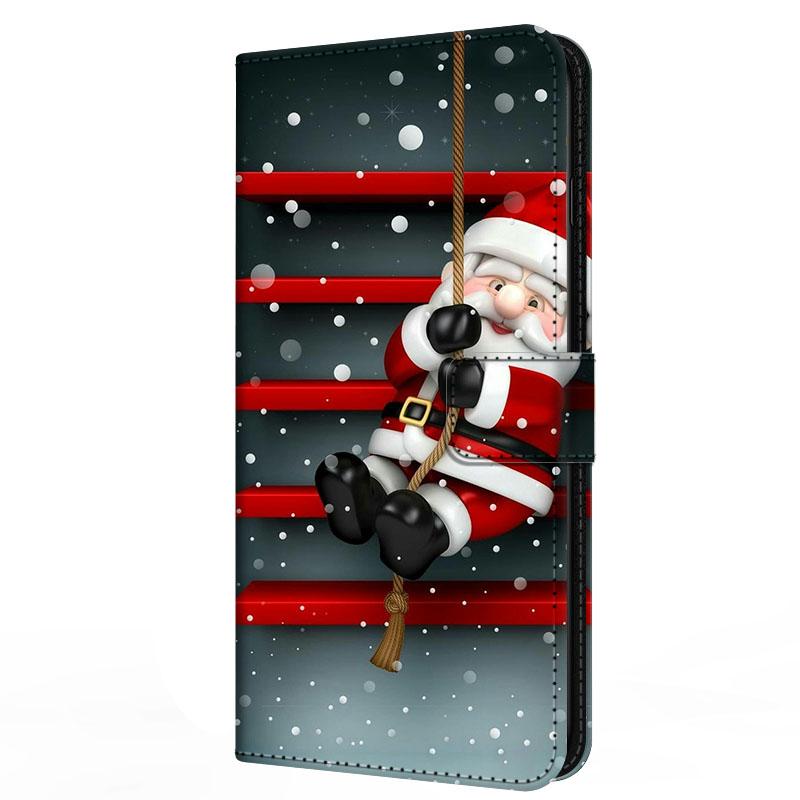 Wallet Cover For Oppo A5 4G 5G Case A5i Pro A5m Flip Stand Book Magnetic Leather Case For Oppo A5x 4G 5G Christmas Cases A 5x