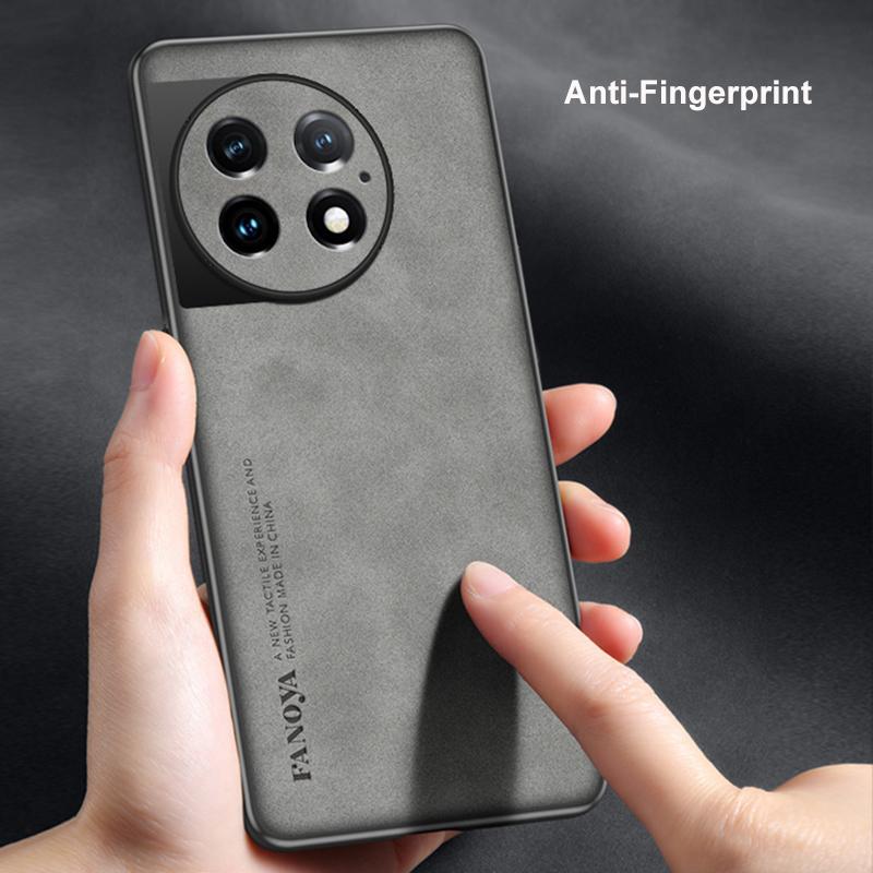 Luxuriöse Lederhülle für OnePlus Ace 2 Pro 2V 5G Ace2 Hülle Silikon Vollschutz Handyhülle für OnePlus Ace Racing 2 V Coque