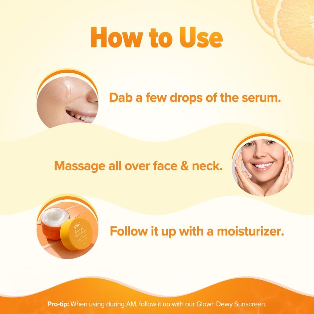 Aqualogica Glow+ 30X Vitamin C Hydrating Essence Serum 50ml | Brightening & Lightweight Glow for Men and Women