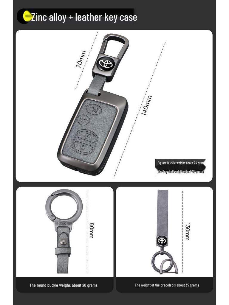 Toyota YARIS L Zhi Xuan X Vios FS HIACE SPADE 2022 Key Case Cover