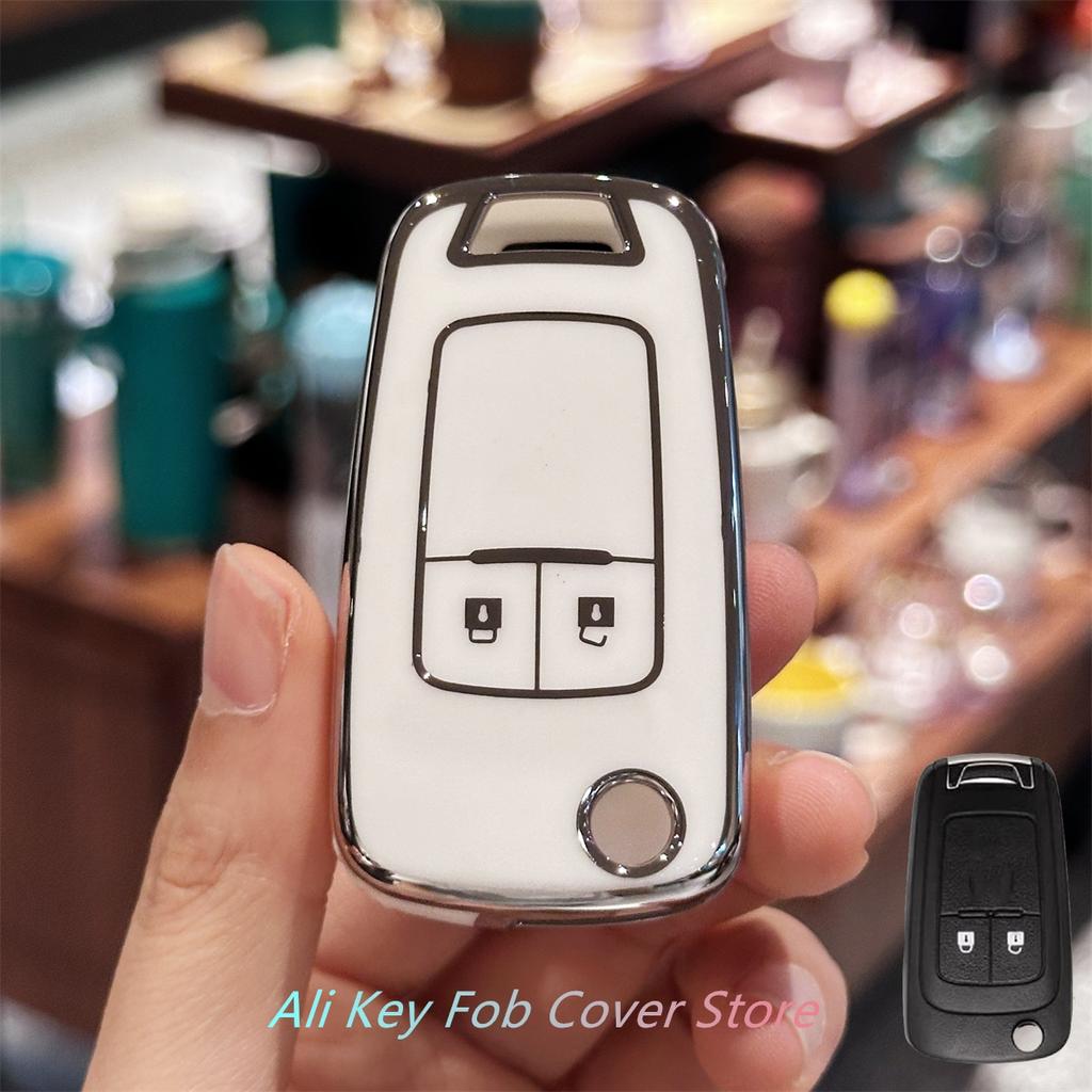 Key Fob Cover with Keychain Lanyard for Vauxhall Zafira Astra Insignia Holden Flip Car Key Shell Cover
