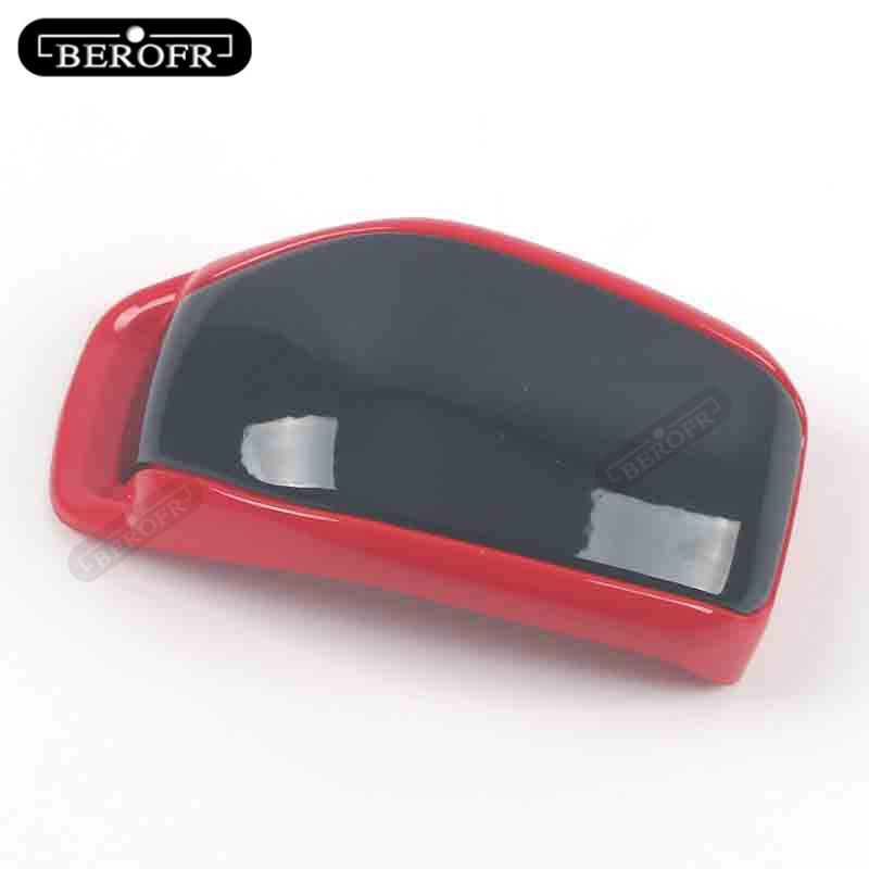 For Toyota CROWN KLUGER Car Interior Gear Shift Head Decorative Cover ABS Shift Head Cover Carbon Fibre