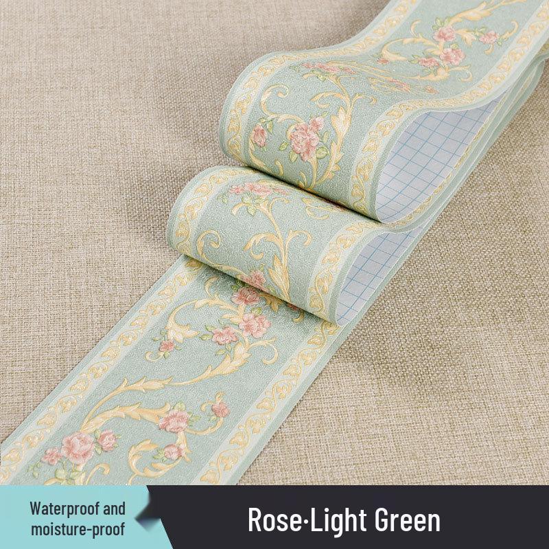 Plintă Decorativă Impermeabilă din PVC și Autocolante de Perete pentru Casă