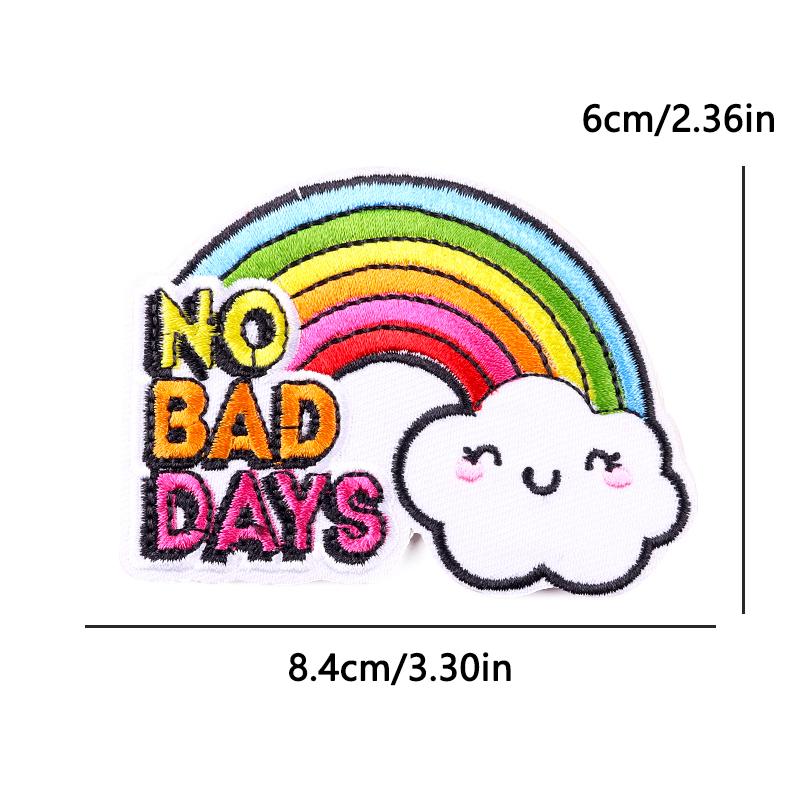 Japanese Cartoon Style Embroidery Patch Iron On Patches For Clothing Stickers Cherry Blossoms Fusible/Sewing Decorate Applique