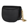Moschino Inflatable Heart Shaped Decorative Flap Closure Three Layer Chain Leather Crossbody Shoulder Bag Women bags Black A74198008-1555