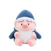 New shark turned into piggy plush toy doll children sleep with pillow doll birthday gift
