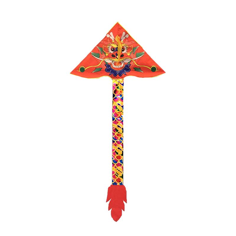 

Large Dragon Kite For Kids & Adults Easy To Fly Large Huge Dragon Kite Come Tail Easy To Fly Kite Outdoor Toy красный
