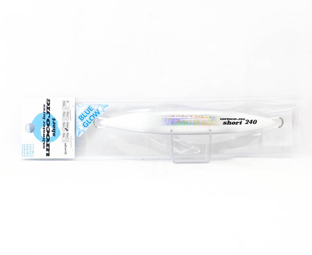 Uroco Metal Jig Uroco Short 240 grams Blue Glow 601 (6122)