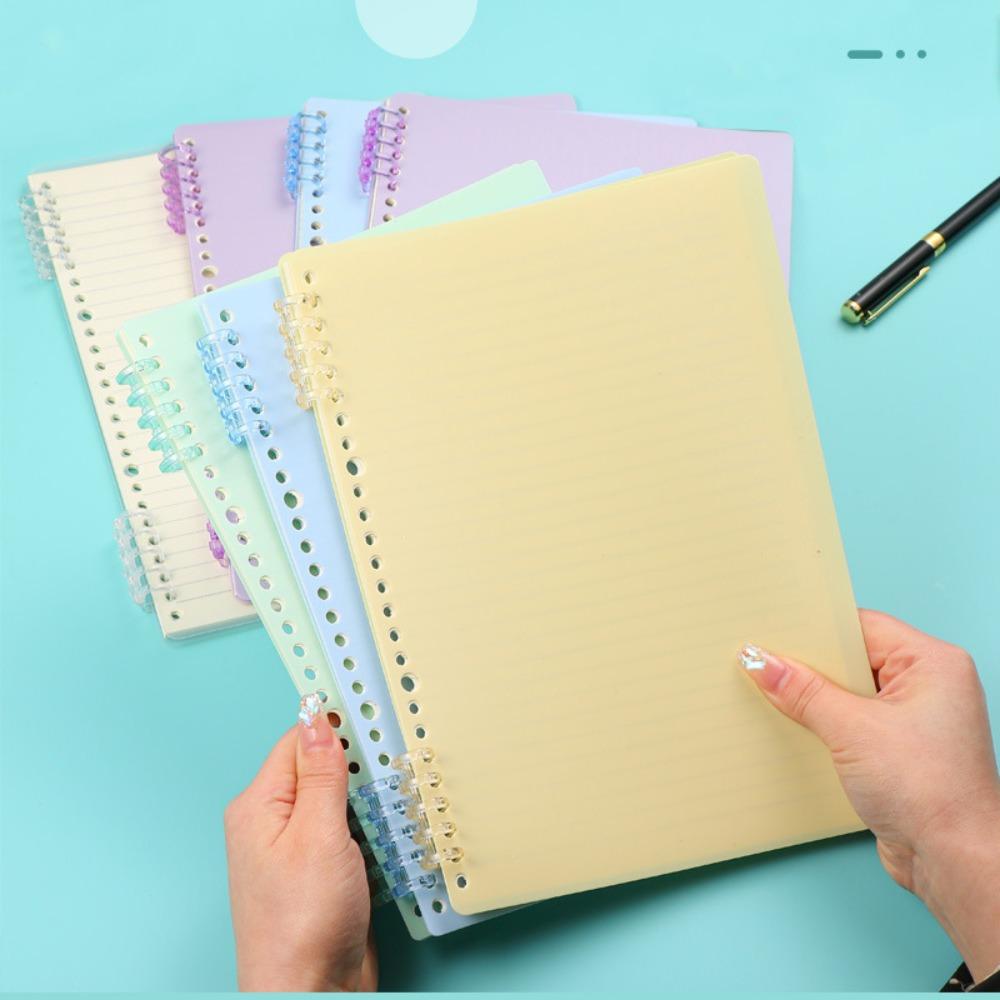 10pcs 5 Holes Loose Leaf Binder Rings Binding Supplies Spring Spiral Rings Binder  School Supplies