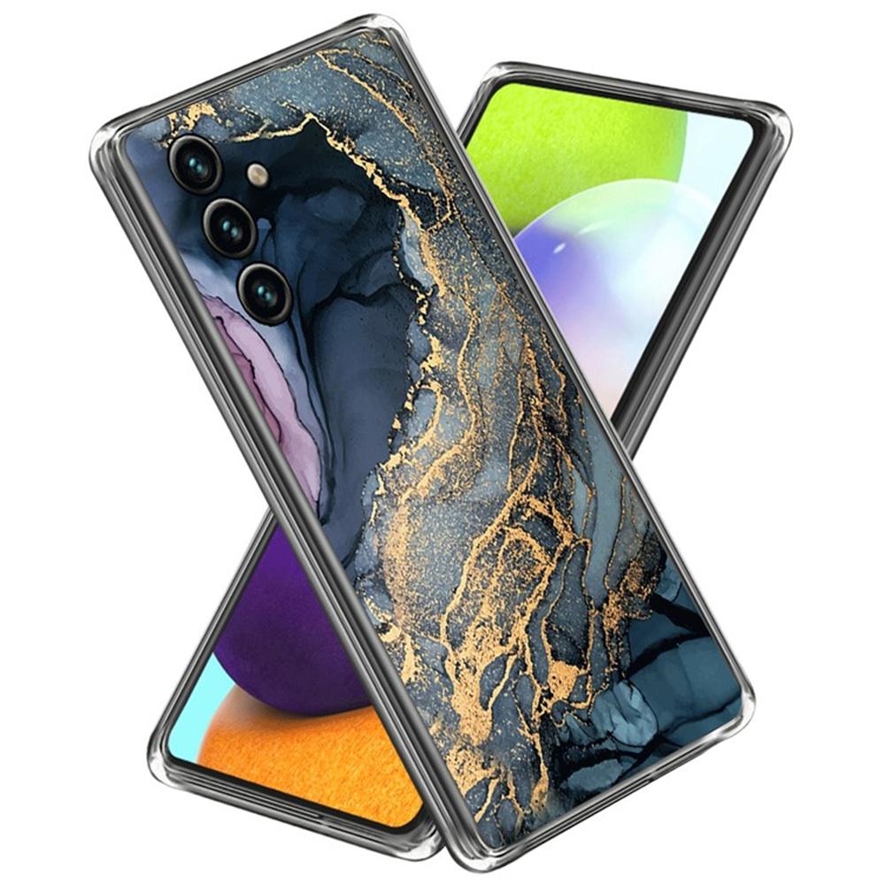 

Для Samsung Galaxy S25+ Чехол Абстрактный Мраморный Узор Печать ТПУ Чехол для Телефона Style J