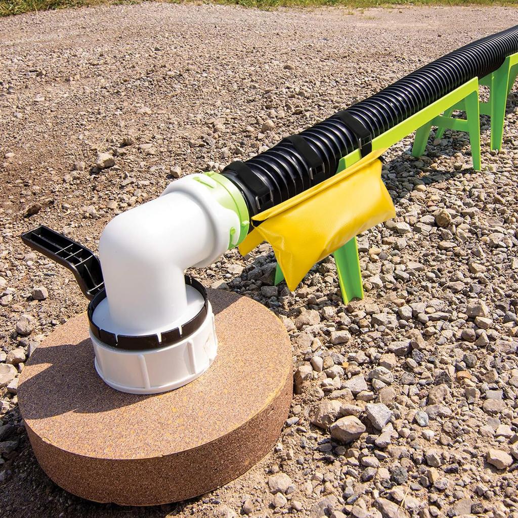 Tragbare Wohnmobile Abwasseranschluss Stabilisator Tasche Hält Schlauch Fest Mit Anpassbaren Beschwerungsmaterialien Für Camper