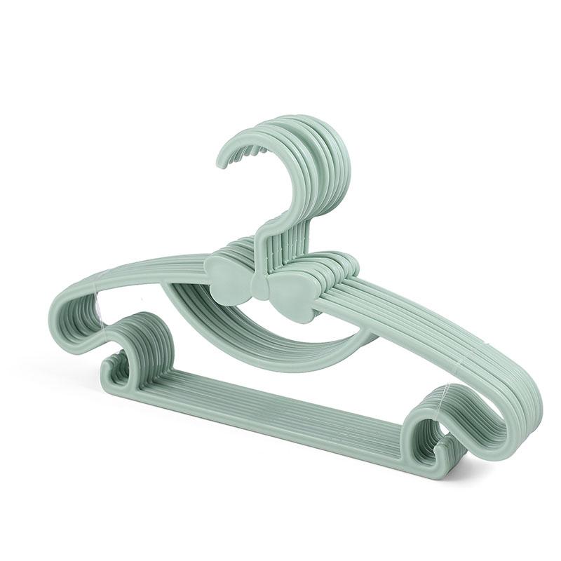 5/10/20 stücke Kinder Kleiderbügel Racks Tragbare Kunststoff Display Kleiderbügel Winddicht Kinder Mäntel Kleiderbügel Baby Kleidung Organizer