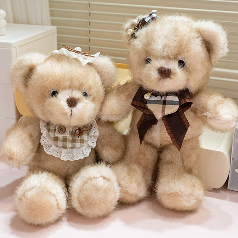 Maillard Teddy Bear Doll Dressed Plush Toy Cute Bear Hug Bear Doll Girl Holiday Gift