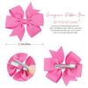 10/20PCS 2.5inch Grosgrain Ribbon Bows Hair Clips for Baby Girls Sweet Solid Color Hairpin Barrettes Headwear Hair Accessories