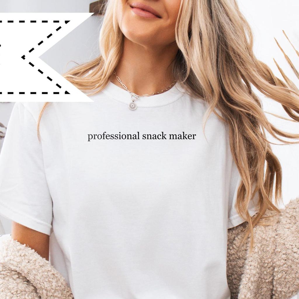 Professional Snack Maker Comfort Colors® Graphic Tee, Motherhood Shirt, Mother's Day Gift, Sarcastic Tee