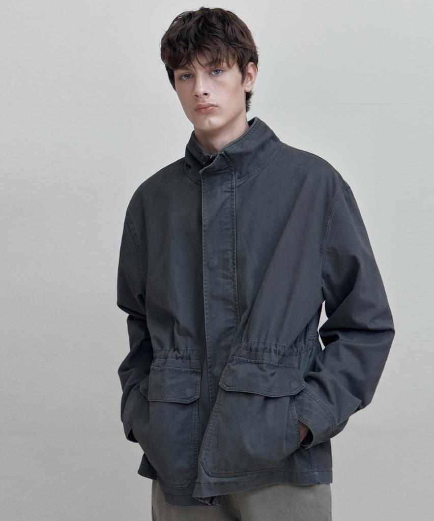 WEDNESDAY OASIS Washed Twill Out-Pocket Jacket_Gray(Wcb6Ot04)