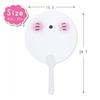 Shikoku Talking Transparent Cat Made in x Fan, Design, Japan, Approx. 15.5cm 24.7cm, US43-1
