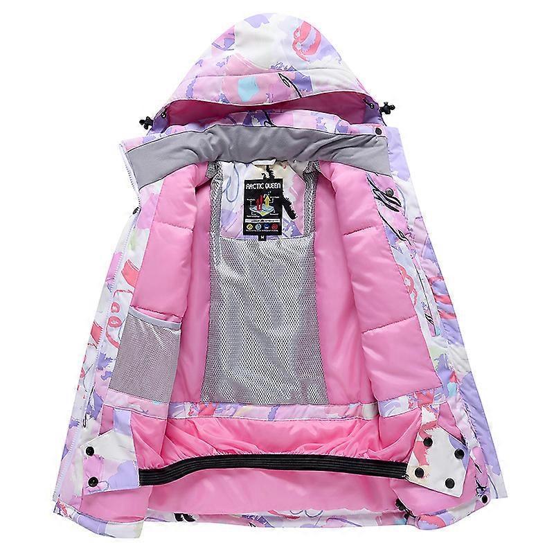 Winter -30 Children Ski Suit Professional Skiing Snowboarding Kids Jacket and Pants Warm Waterproof Snow Suit - 1022 Set