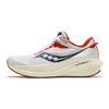SAUCONY Triumph 21 Lightweight Comfortable Mesh Rebound Low-Top Running Shoes Women Sneakers White Red S10881-136