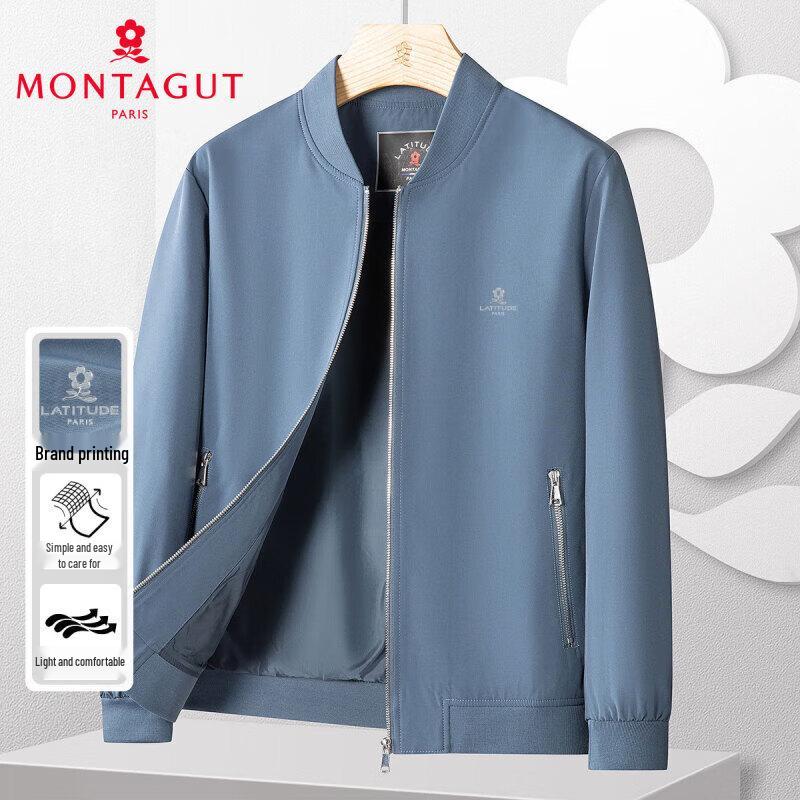

MONTAGUT Men s Autumn Casual Baseball Collar Jacket 3XL