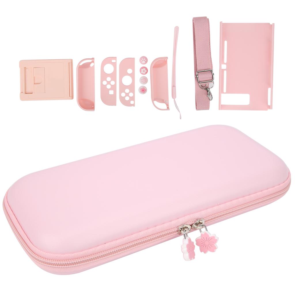 Portable Storage Bag Screen Protector Game Console Protective Accessories for NintendoPink