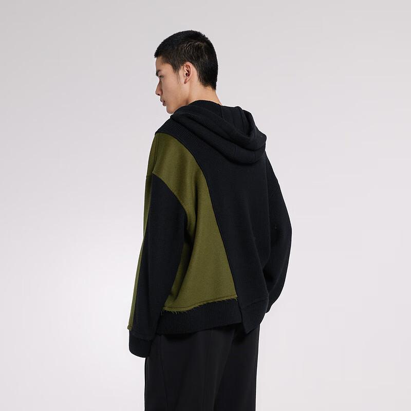 CROQUIS Men's 2024 Spring Loose Casual Hooded Pullover Sweater