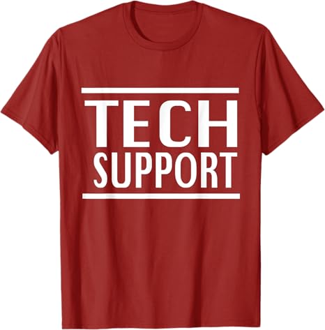 Funny Tech Support Tshirt Letters Printed Saying Tee Humor Technology Enthusiasts Casual Tops Short Sleeve Blouses Novelty Gift