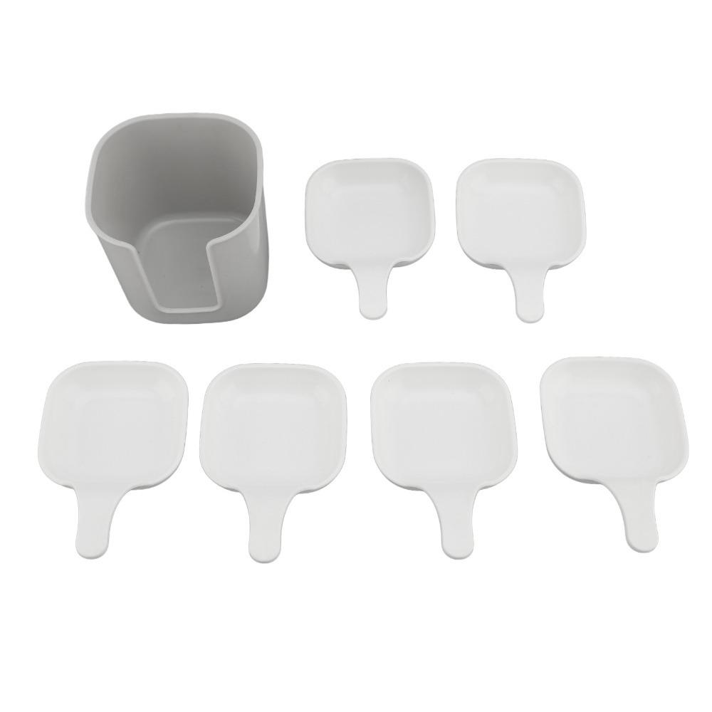 6Pcs Thickened Hot Pot  Plate Smooth Tableware Dipping Bowl Side Sauce Dish  Hot Pot Chili Sauce