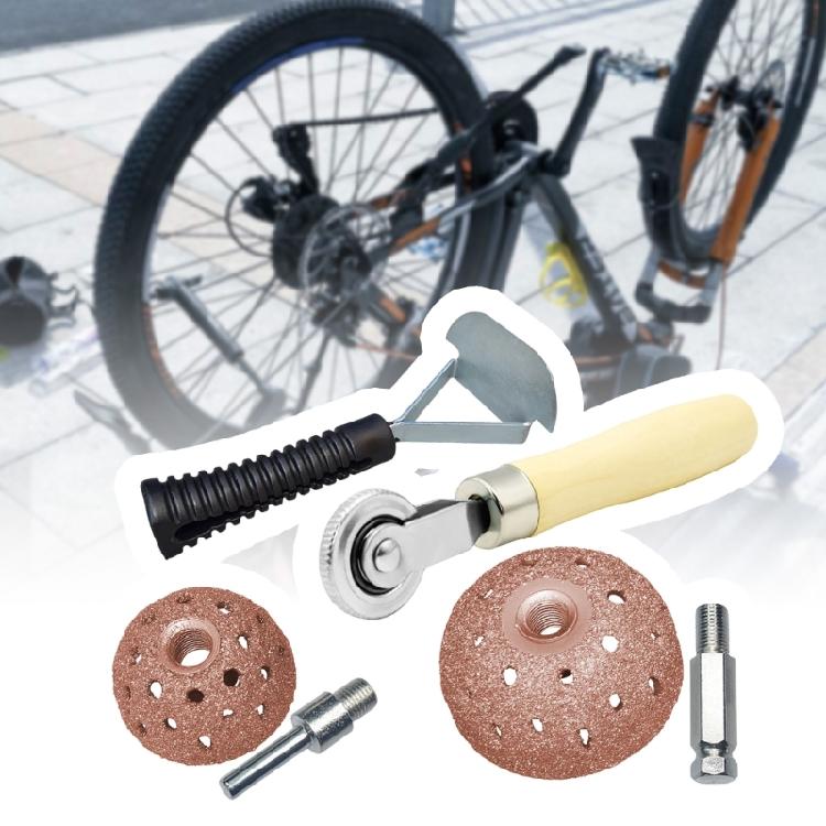 Complete Tire Restoration Set With Metal Grinding Tool And Ergonomic Roller For All Vehicle Types