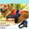 Strapazierfähiges K9 Hundegeschirr mit reflektierenden Gurten, ideal für sichere Outdoor-Aktivitäten