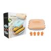 Space Saving PP Corn Steamer Efficiency Kitchen Gadget For Microwave Cooks Vegetables Quickly And Easily Without Mess
