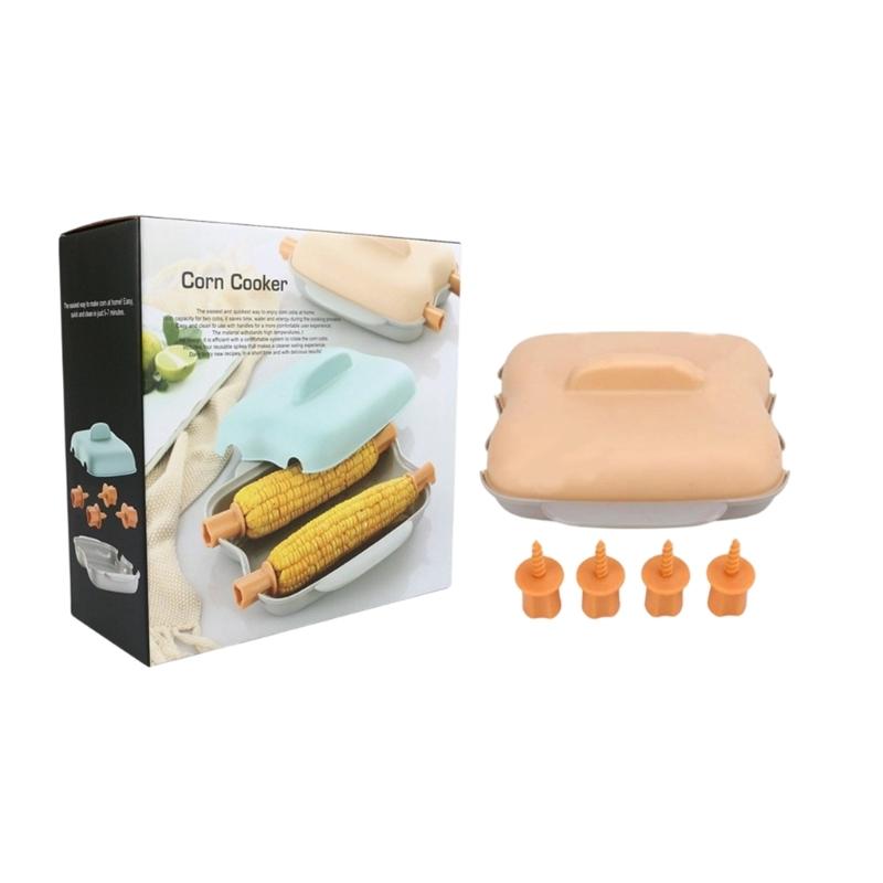Space Saving PP Corn Steamer Efficiency Kitchen Gadget For Microwave Cooks Vegetables Quickly And Easily Without Mess