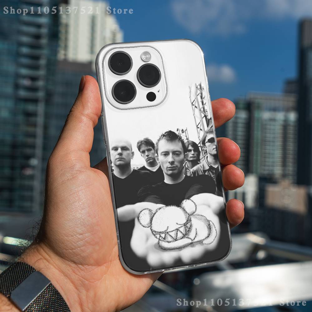Bnad R-Radiohead Phone Case iPhone17 16 15 14 13 12 11 Pro Max Plus Mini Clear Full Back Cover Silicone Soft Shell
