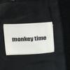 MONKEY TIME wool blend Chester coat L black Men's Used
