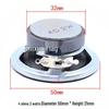 2-Inch Round 3W/5-10W 4 Ohm Speaker for Toys (35-67mm)