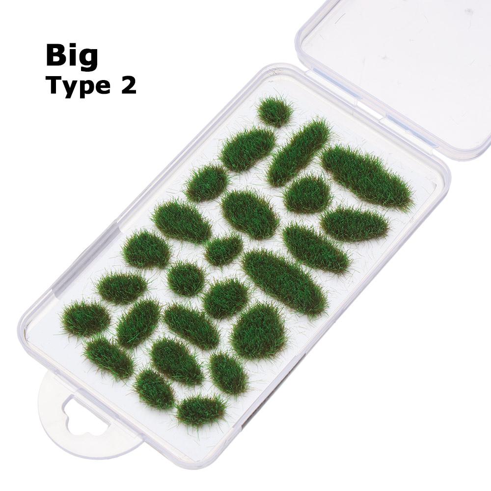 Modeling Materials Artificial Flower Cluster Sand Table Layout Simulation Wargame Scenery Irregular Grass Tufts