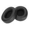Headphone Cushions Soundproof Memory Foam Soft Protein Leather Replacement Cushions for ATH SR50 Black