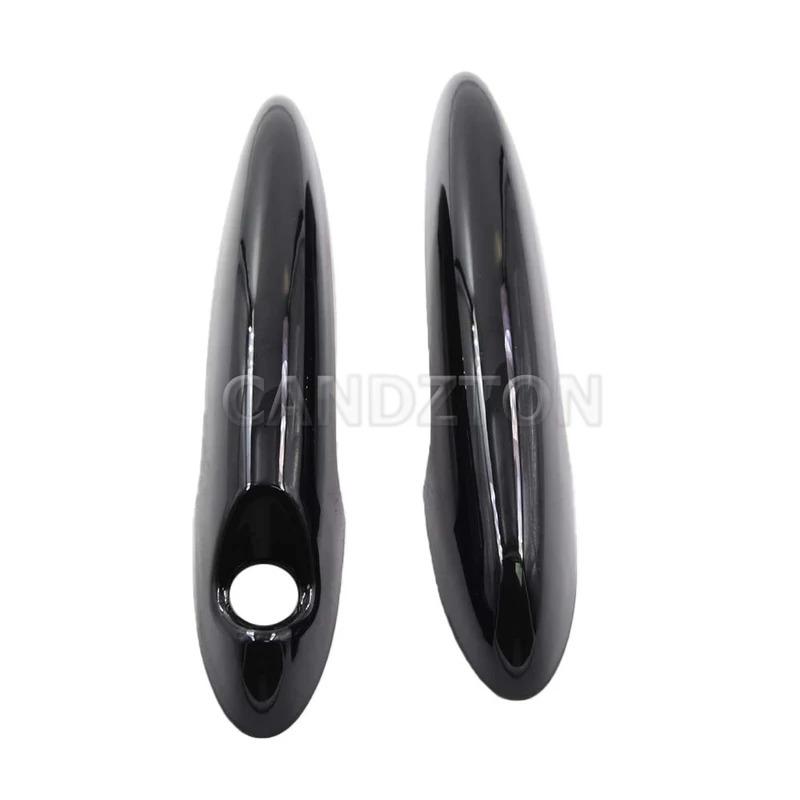 For BMW MINI Cooper S R50 R52 R53 R55 R56 R57 R58 R59 R61 Gloss Black Or Carbon Fiber Car Door Handle Cover Auto Parts
