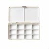 Empty Watercolor Palette Multiple Grid Options Artist's Travel Kit Compact Size Paint Pan