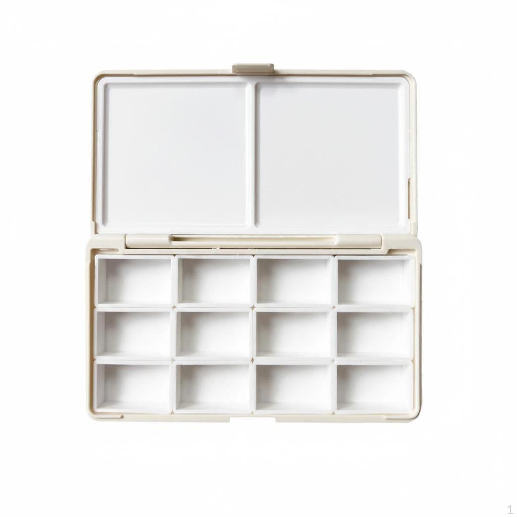 Empty Watercolor Palette Multiple Grid Options Artist's Travel Kit Compact Size Paint Pan