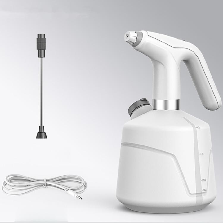 2L Electric Plant Sprayer Automatic Watering Can with Adjustable Nozzle and Portable Handle for Easy Garden Maintenance