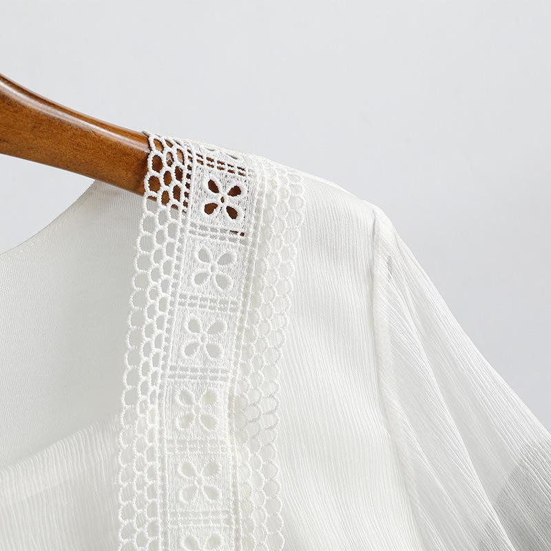 Mulberry Silk Dress Women's 2025 Spring and Summer New Long Dress Temperament White Fairy Skirt Vacation Style High Sense