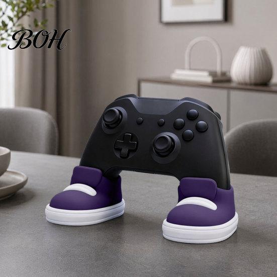 Game Controller Storage Rack 2PCS Stands, Durable Anti-Slip Space-Saving Organizer, Gaming Shelf Accessories Stable Strong Load-Bearing Capacity
